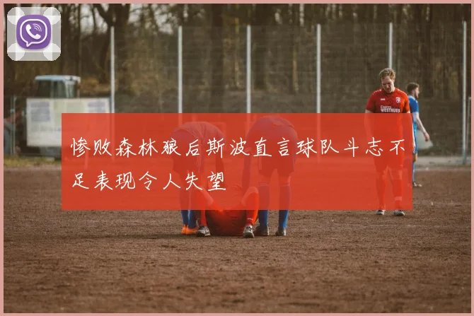 惨败森林狼后斯波直言球队斗志不足表现令人失望